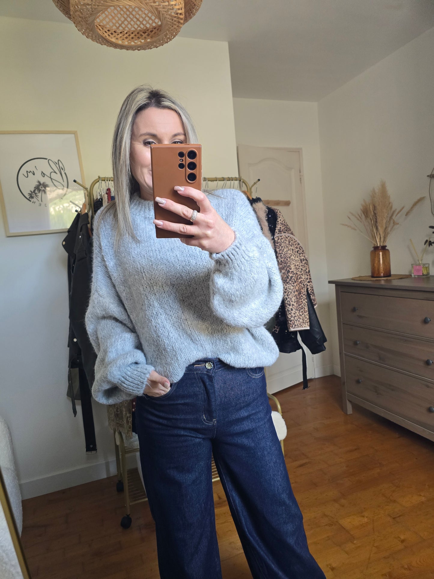 Pull Coline gris