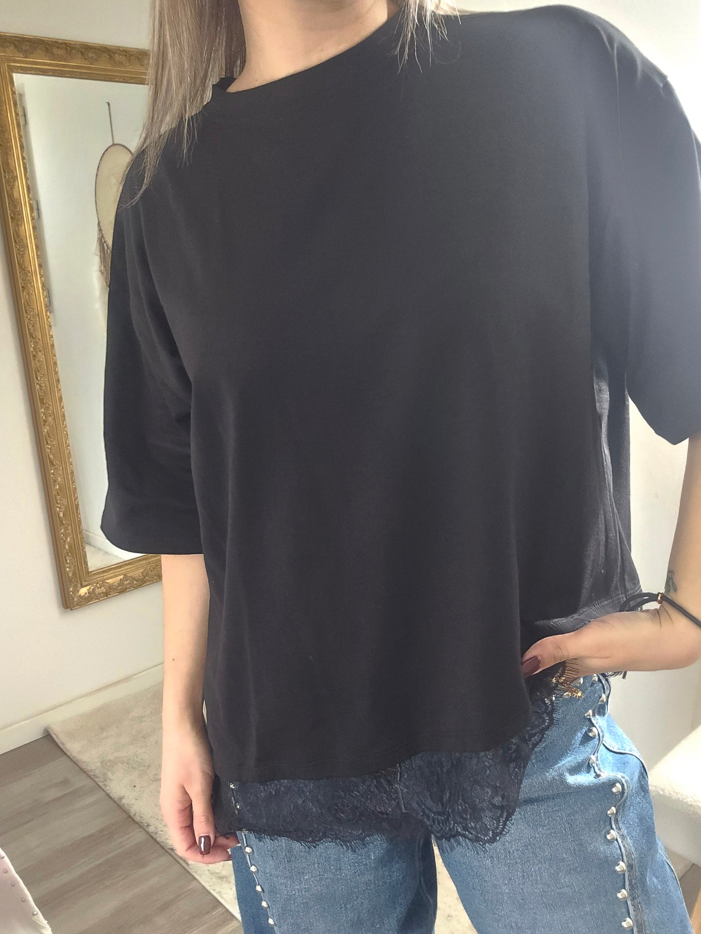 T-shirt Lou noir