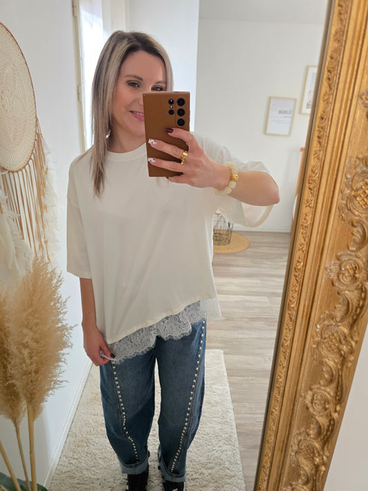 T-shirt Lou blanc