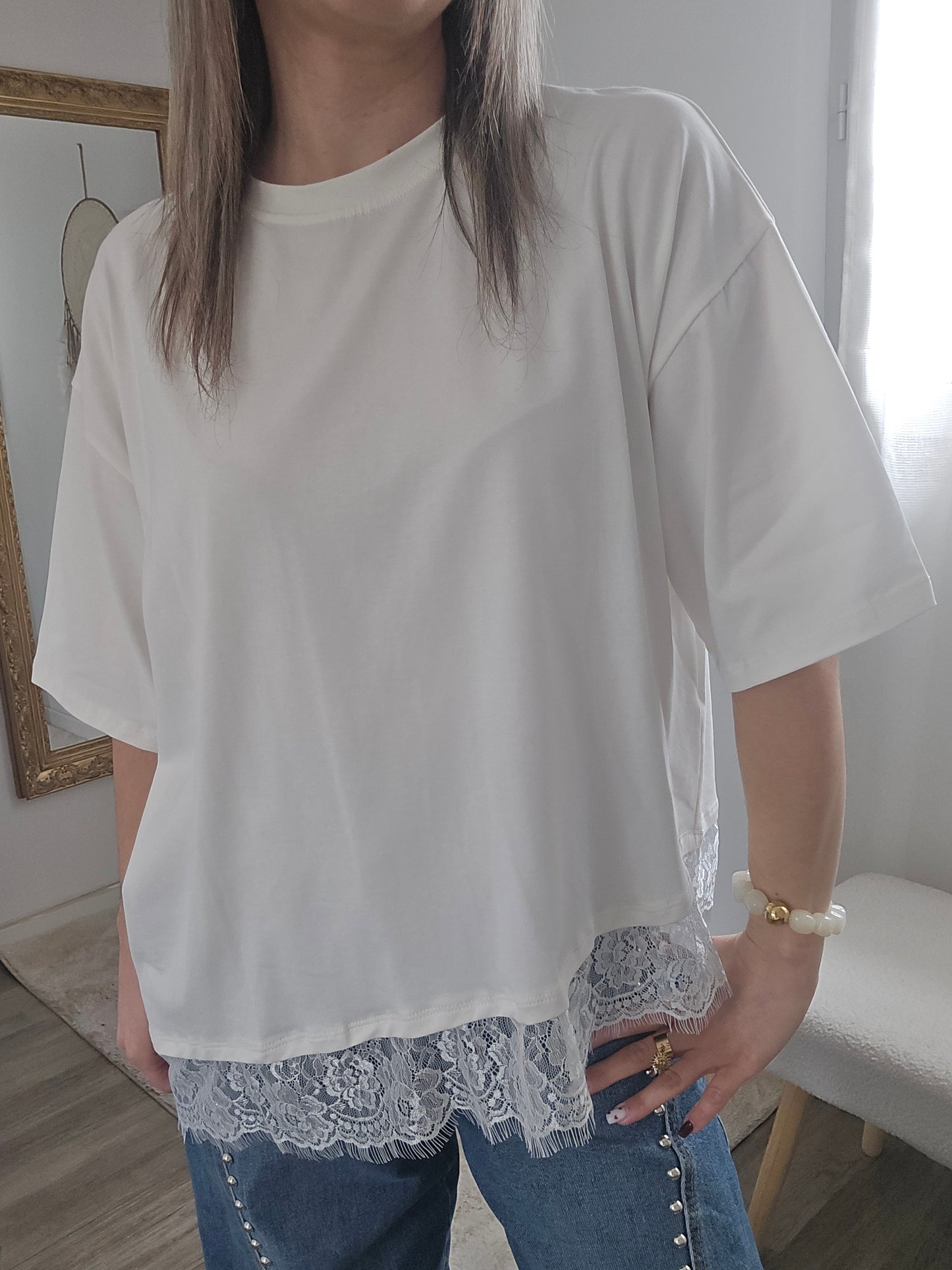 T-shirt Lou blanc