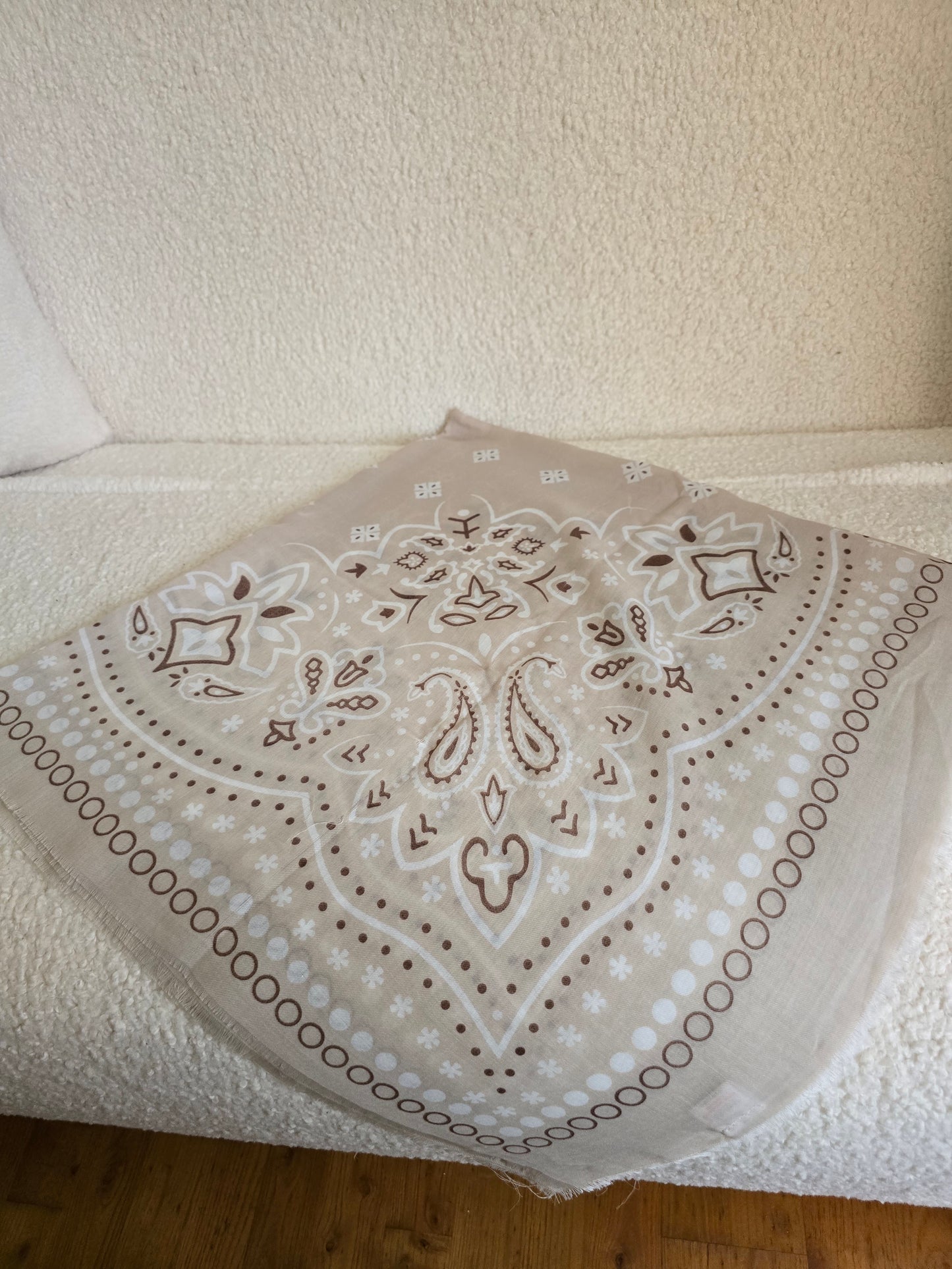 Foulard Zélie beige
