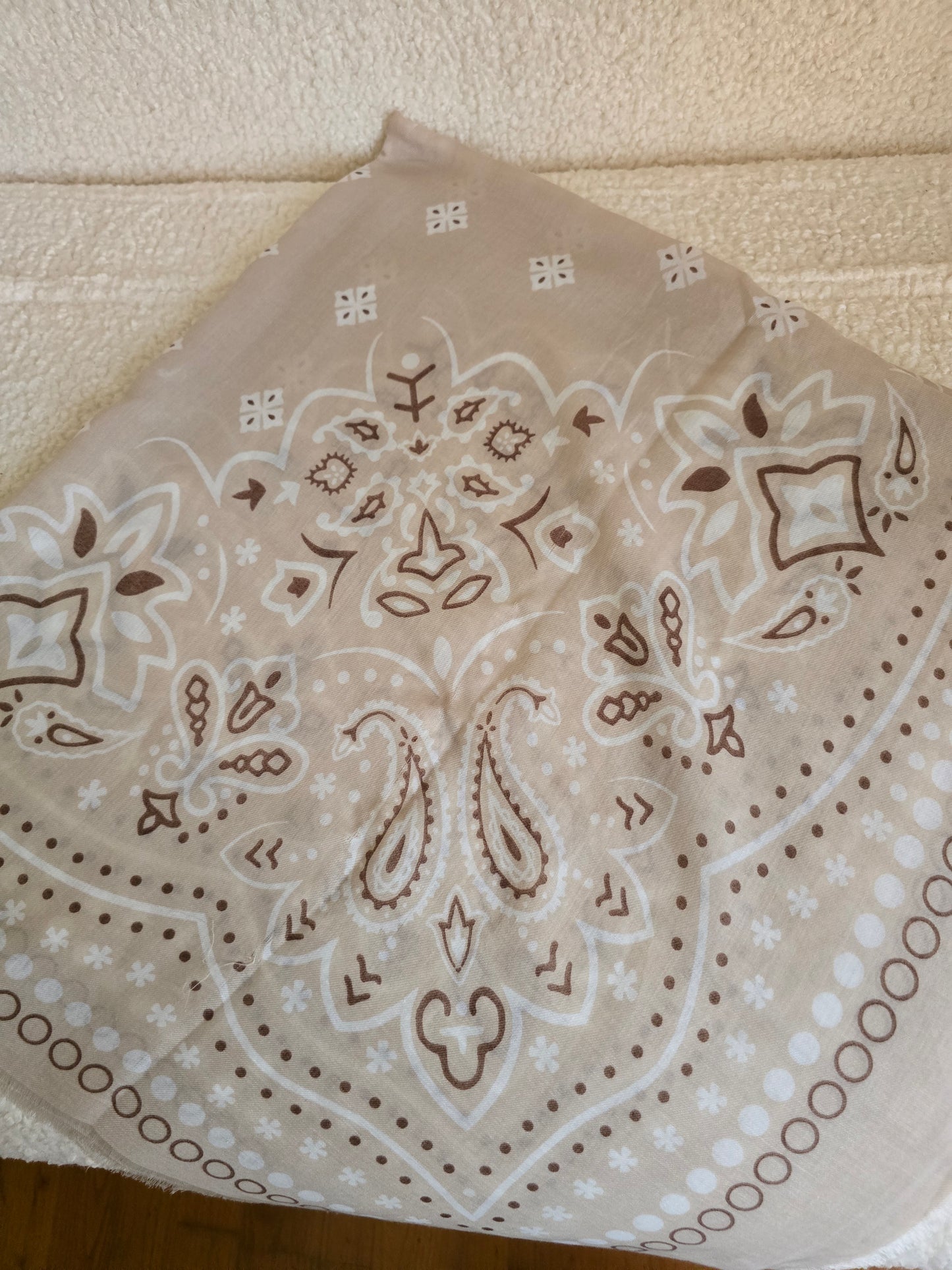 Foulard Zélie beige