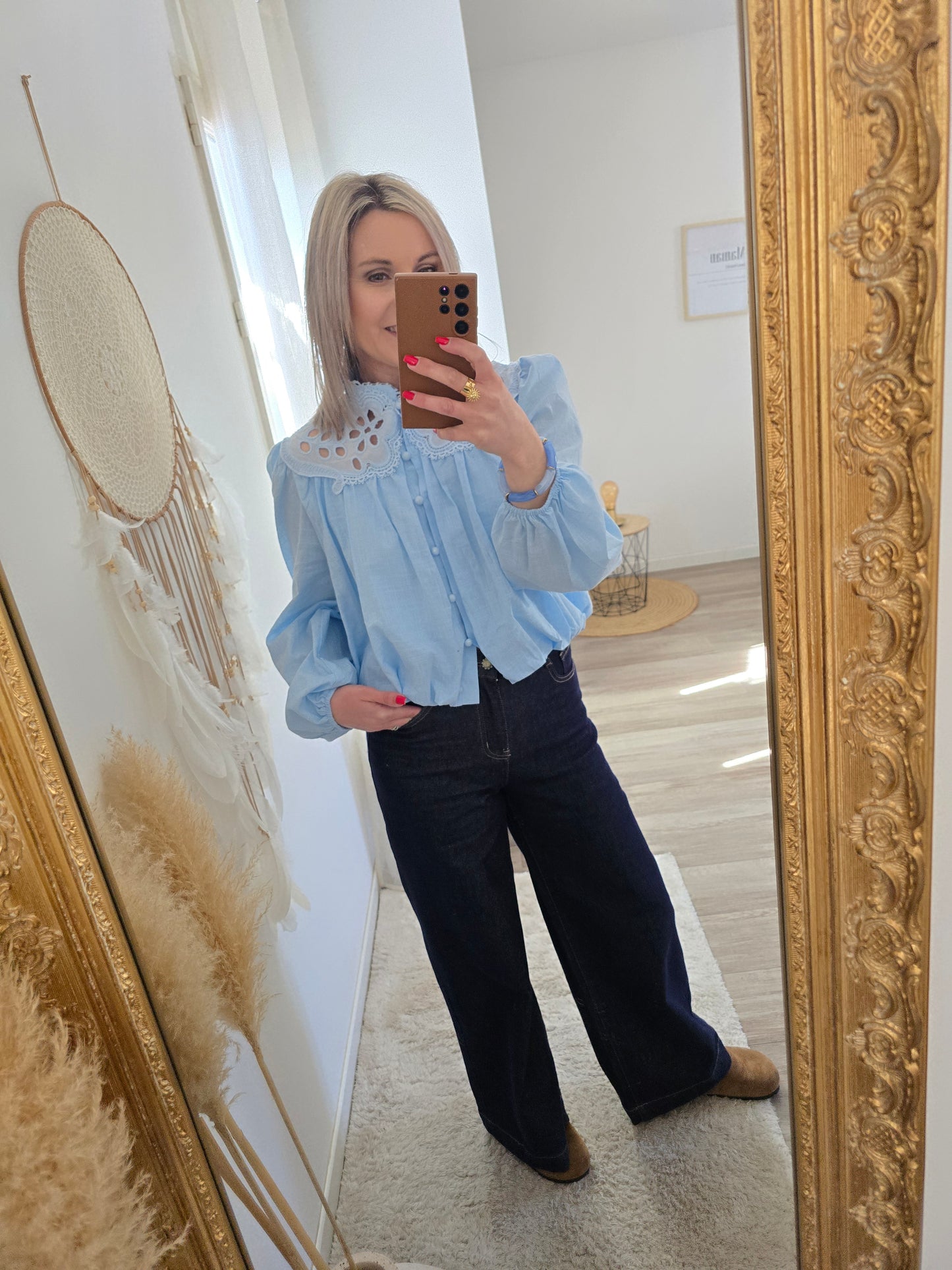 Blouse Capucine bleue