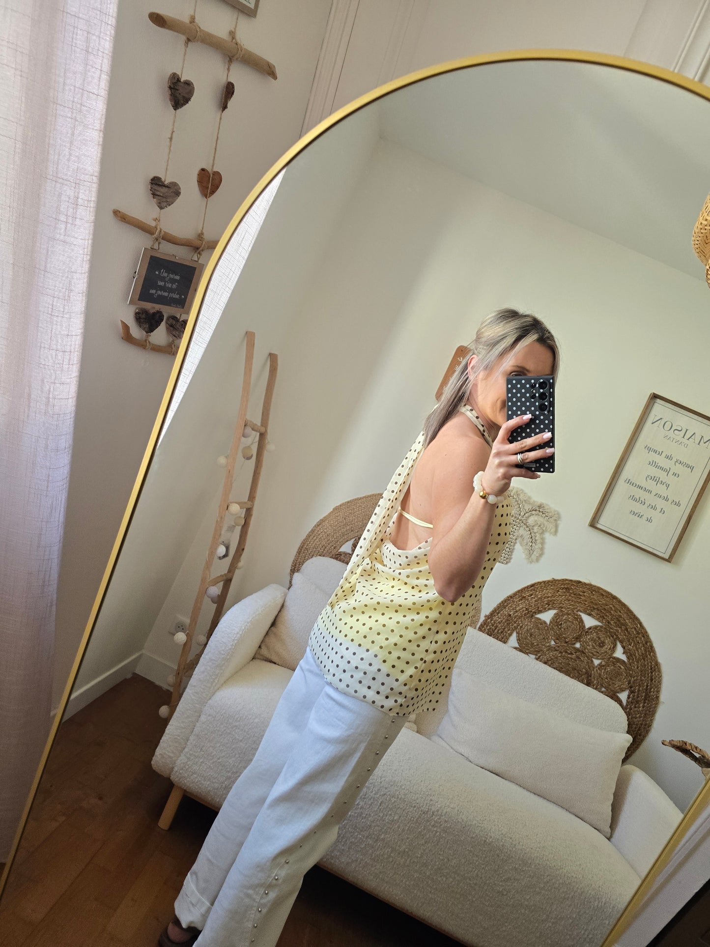 Top Suzie jaune