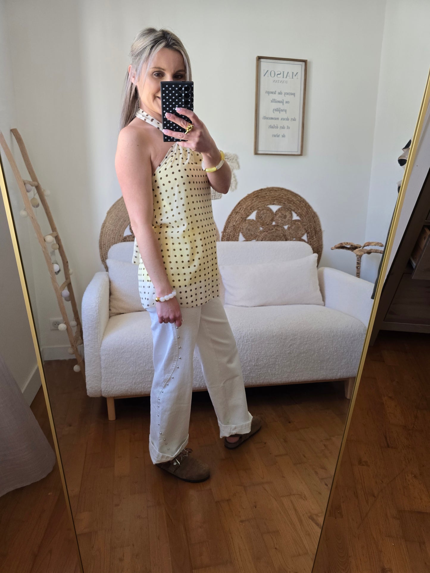 Top Suzie jaune