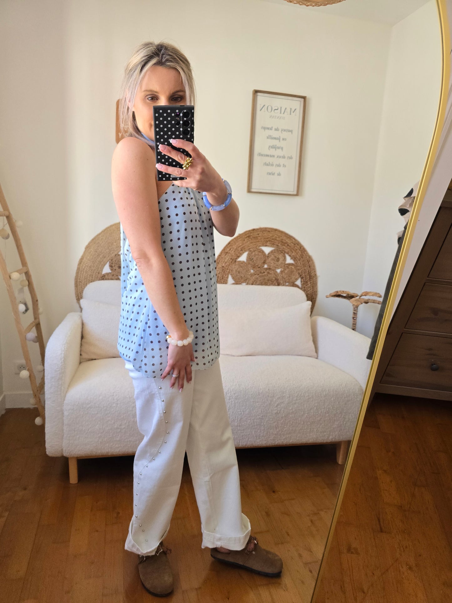 Top Suzie bleu
