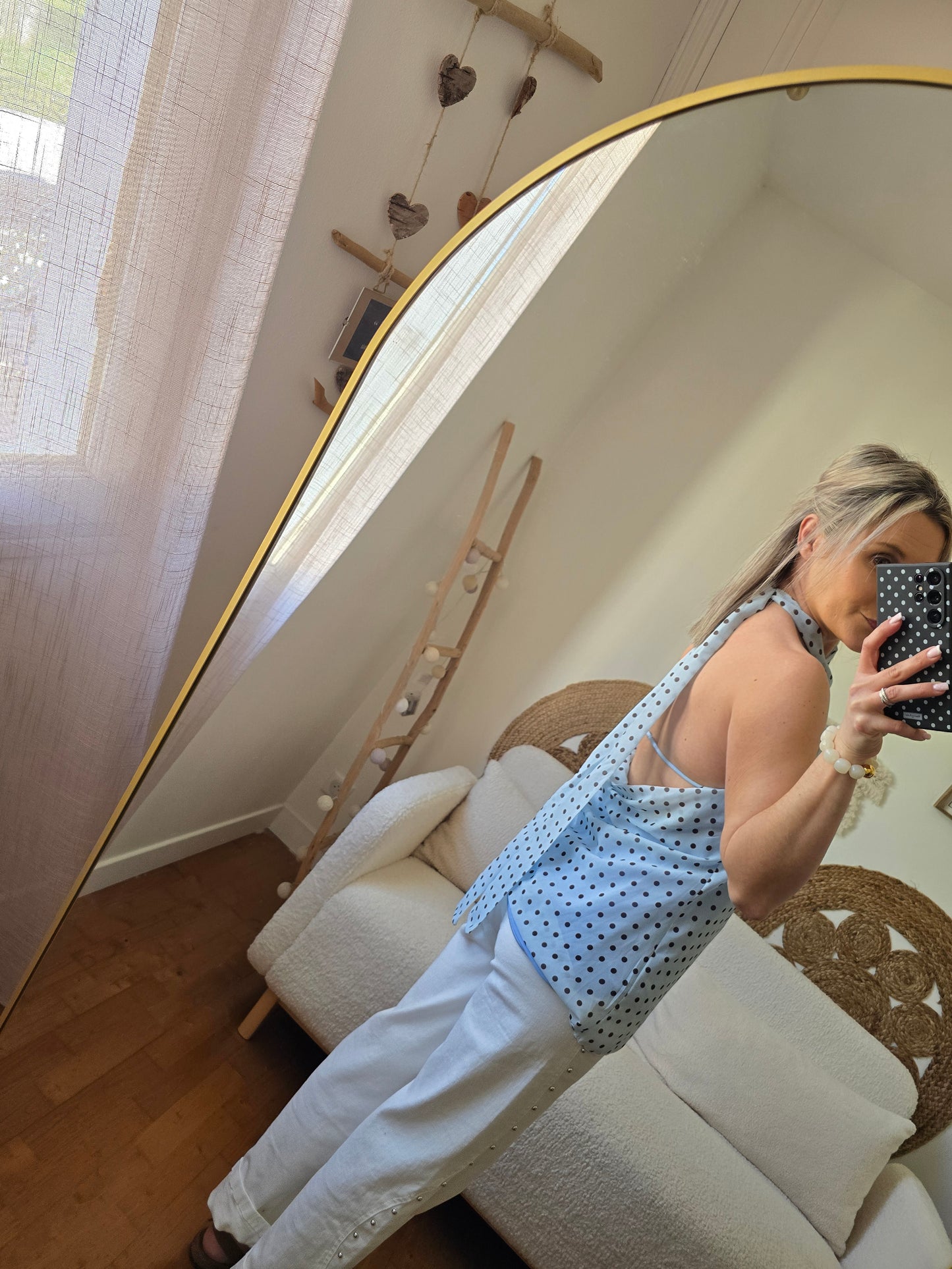Top Suzie bleu