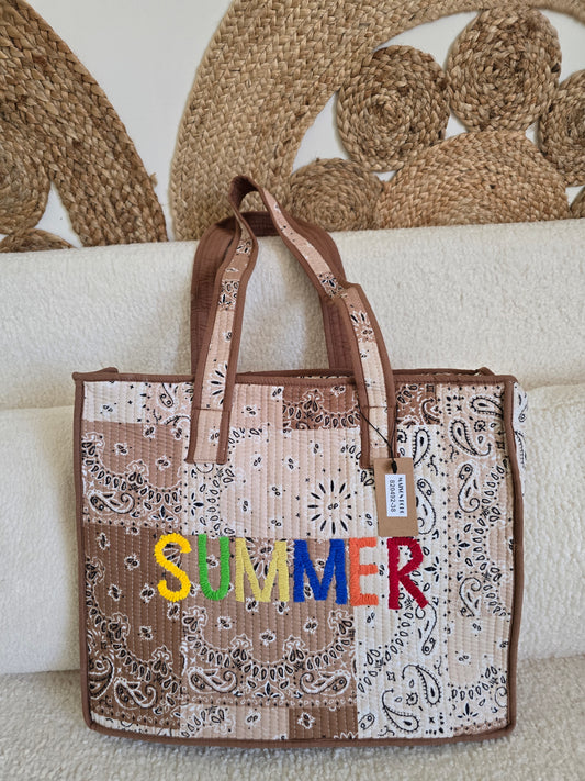 Sac Summer marron