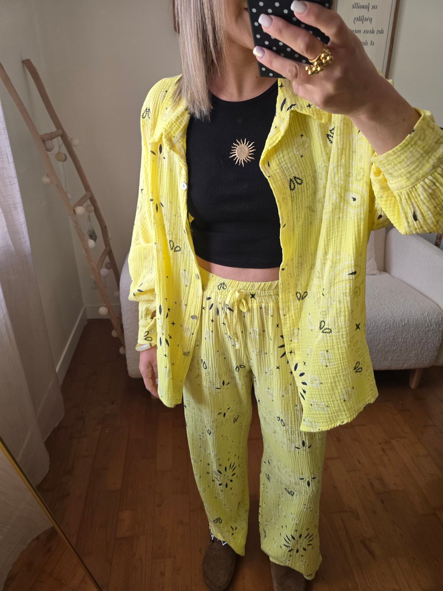 Ensemble Eden jaune TU