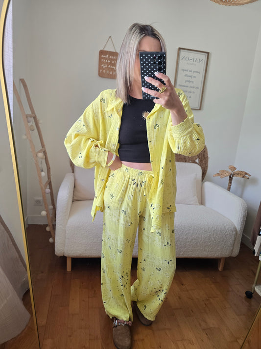 Ensemble Eden jaune TU