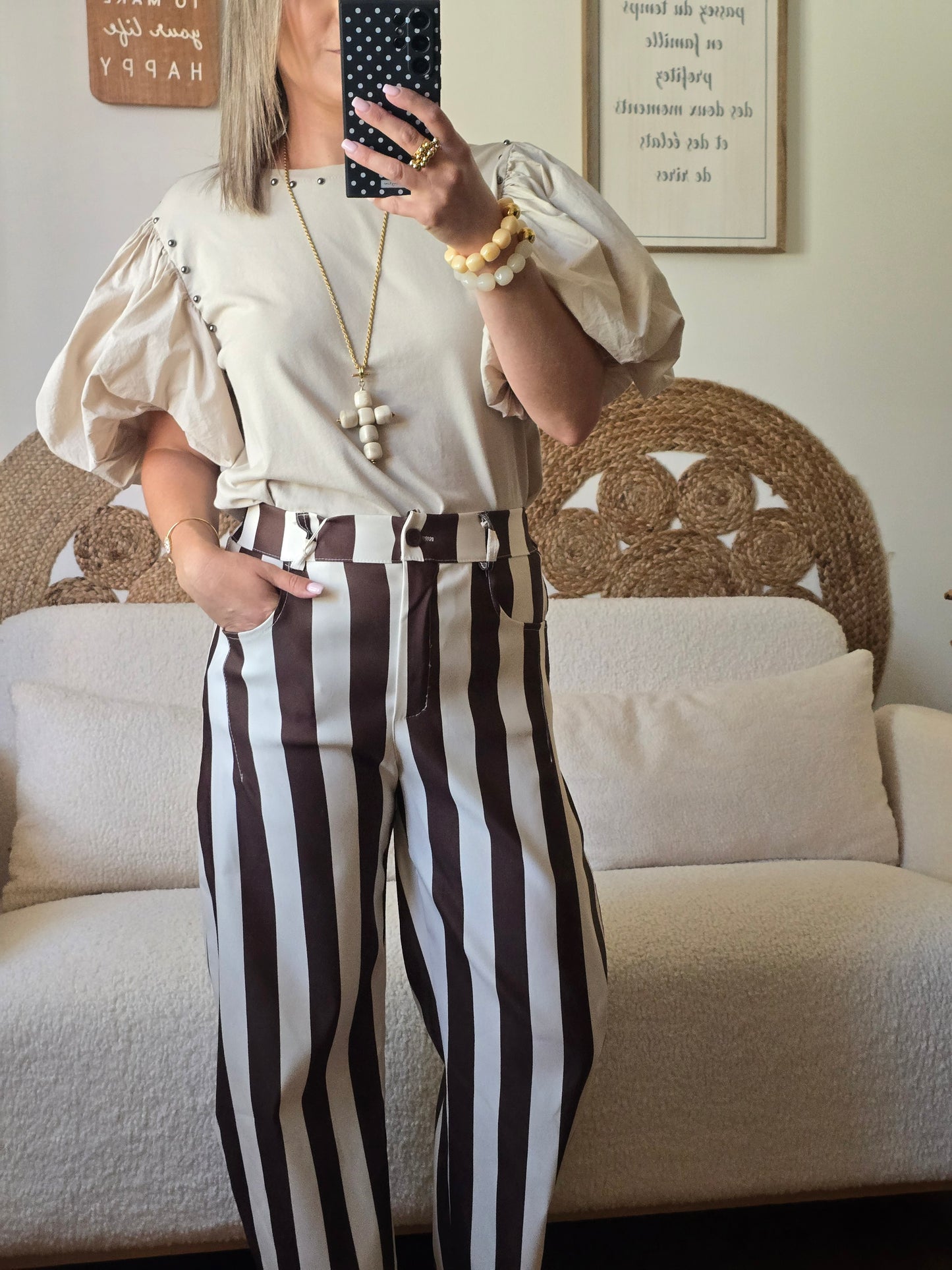 Pantalon Tracy marron