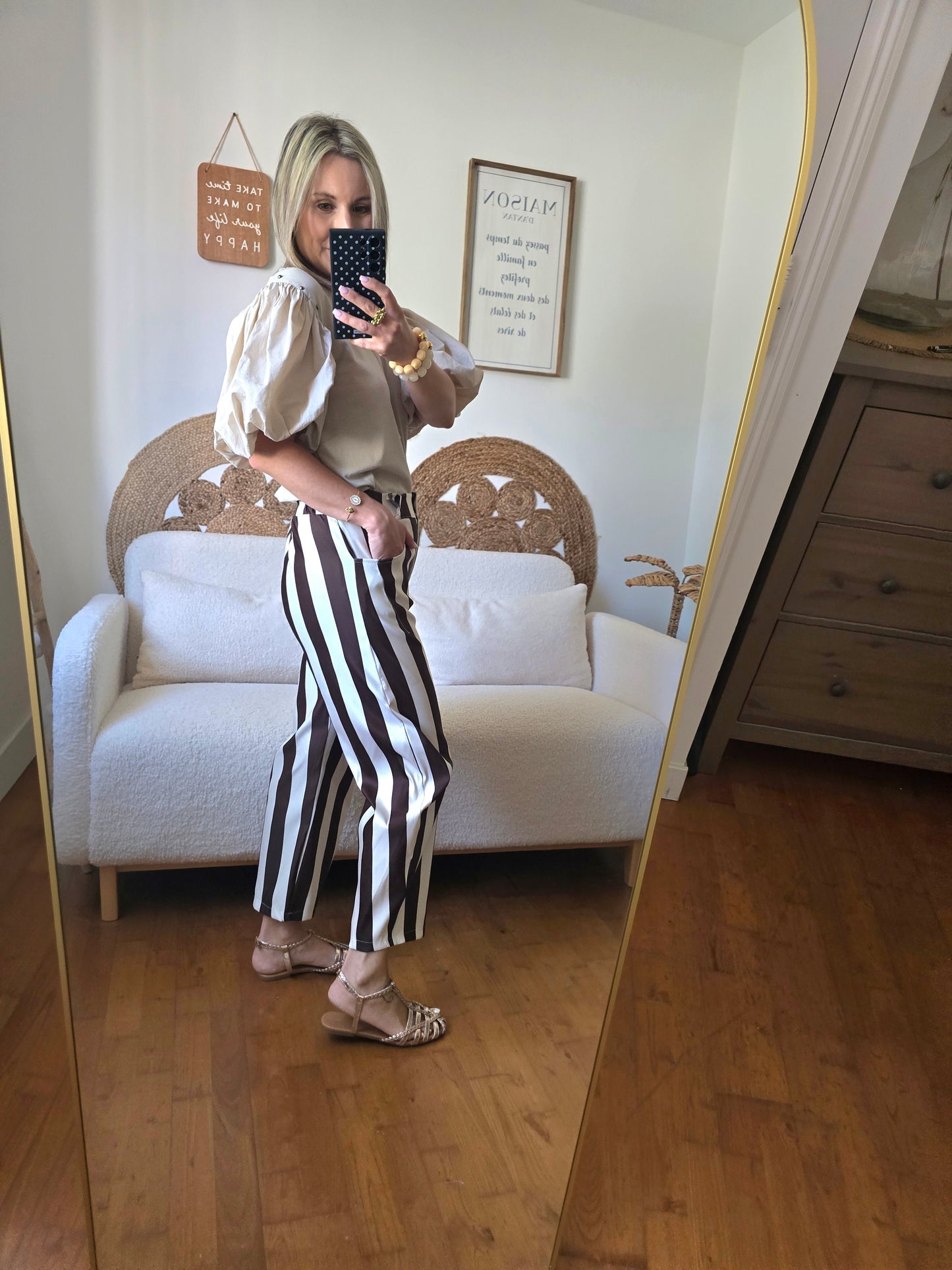Pantalon Tracy marron