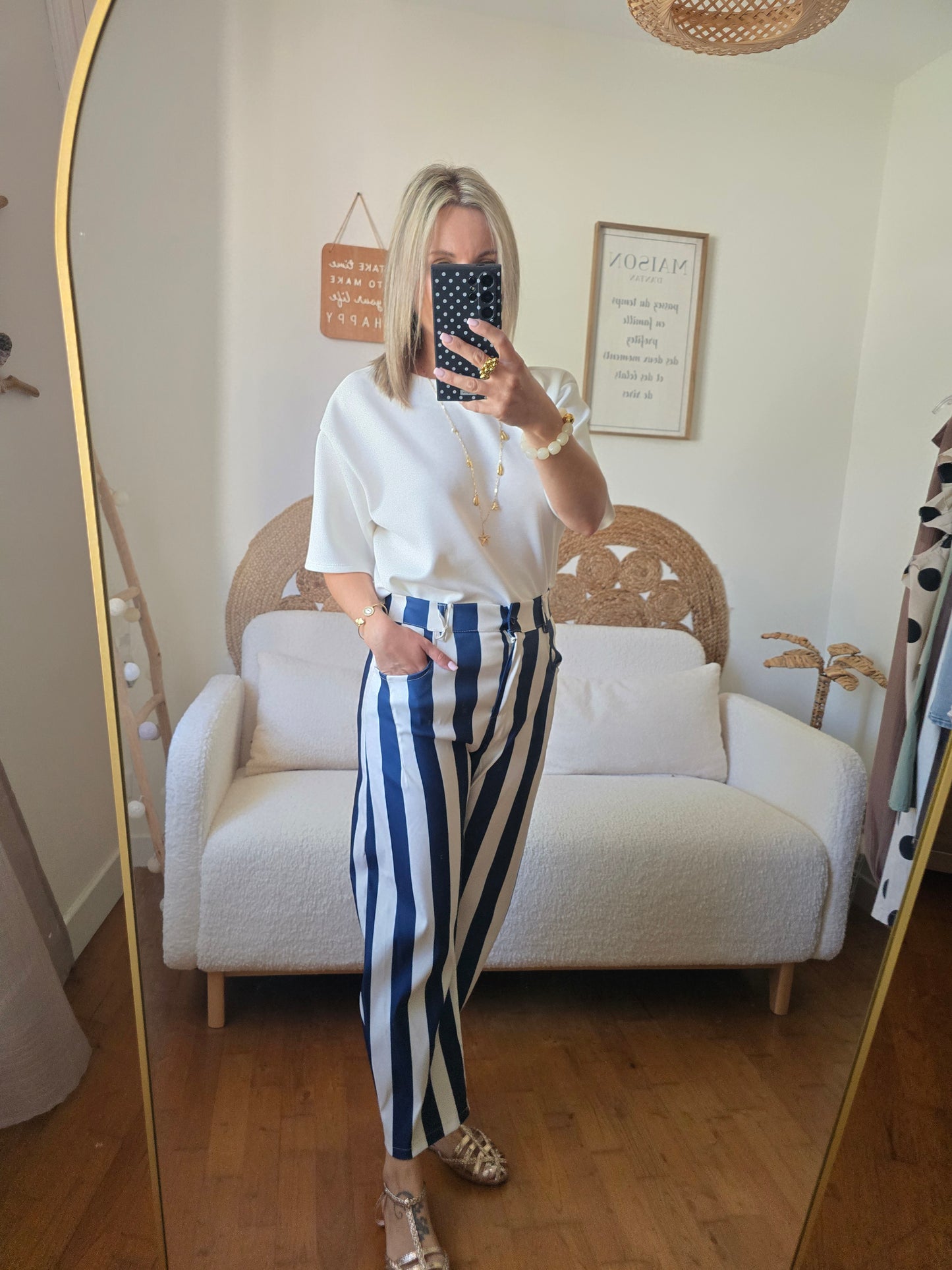 Pantalon Tracy bleu marine
