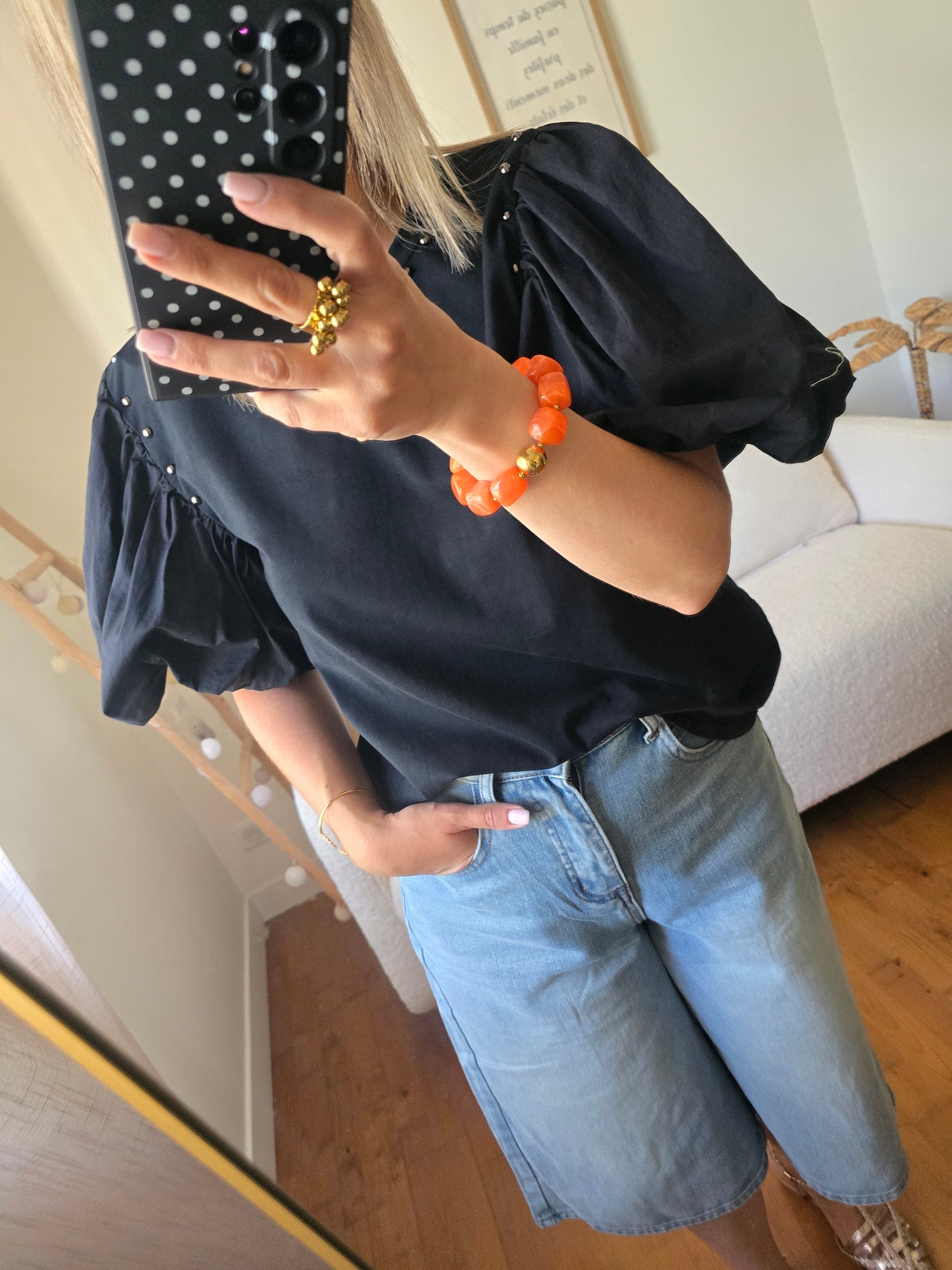 Top Irène noir