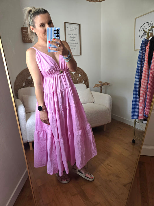 Robe Gaëlle rose