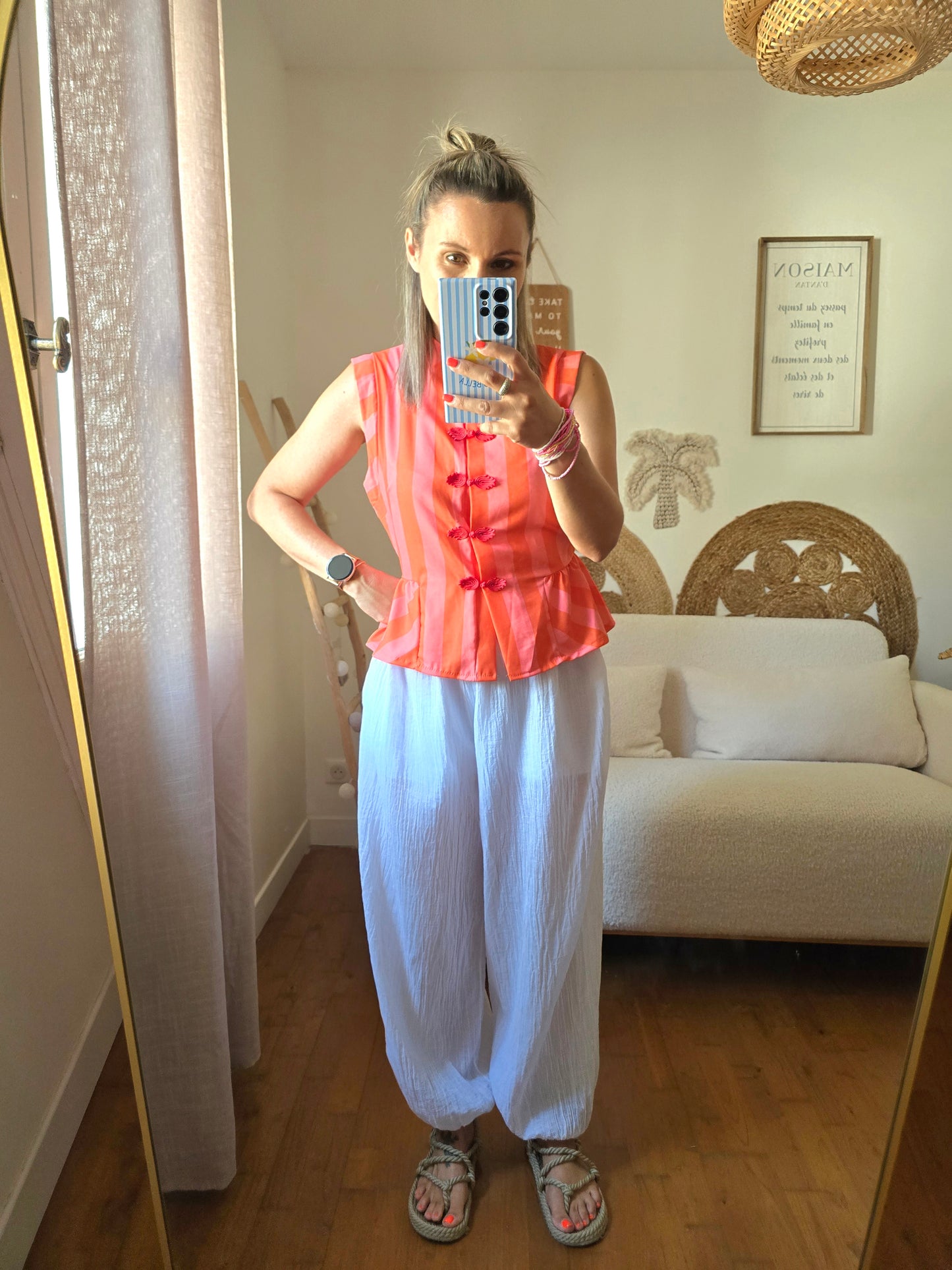 Pantalon Anita blanc