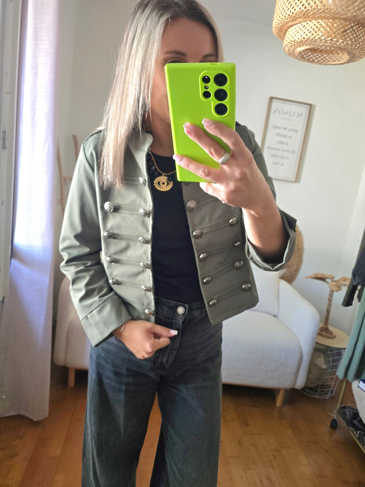 Veste Livia kaki