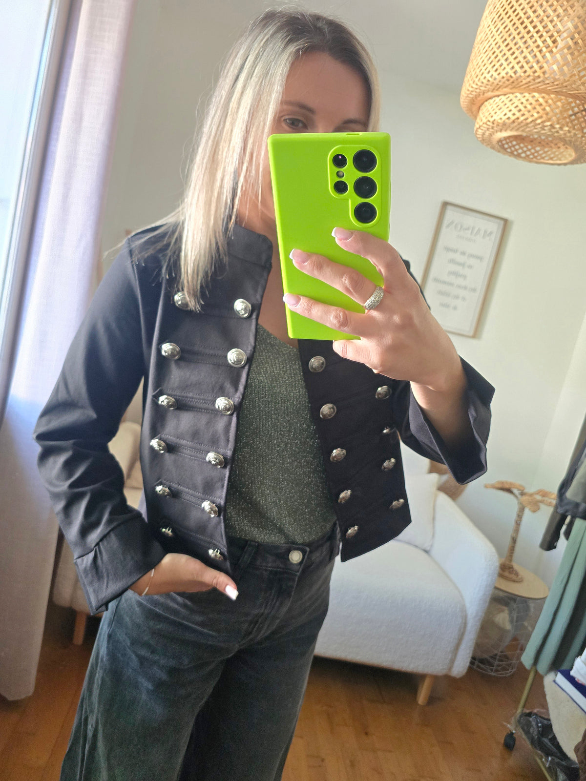 Veste Livia noir
