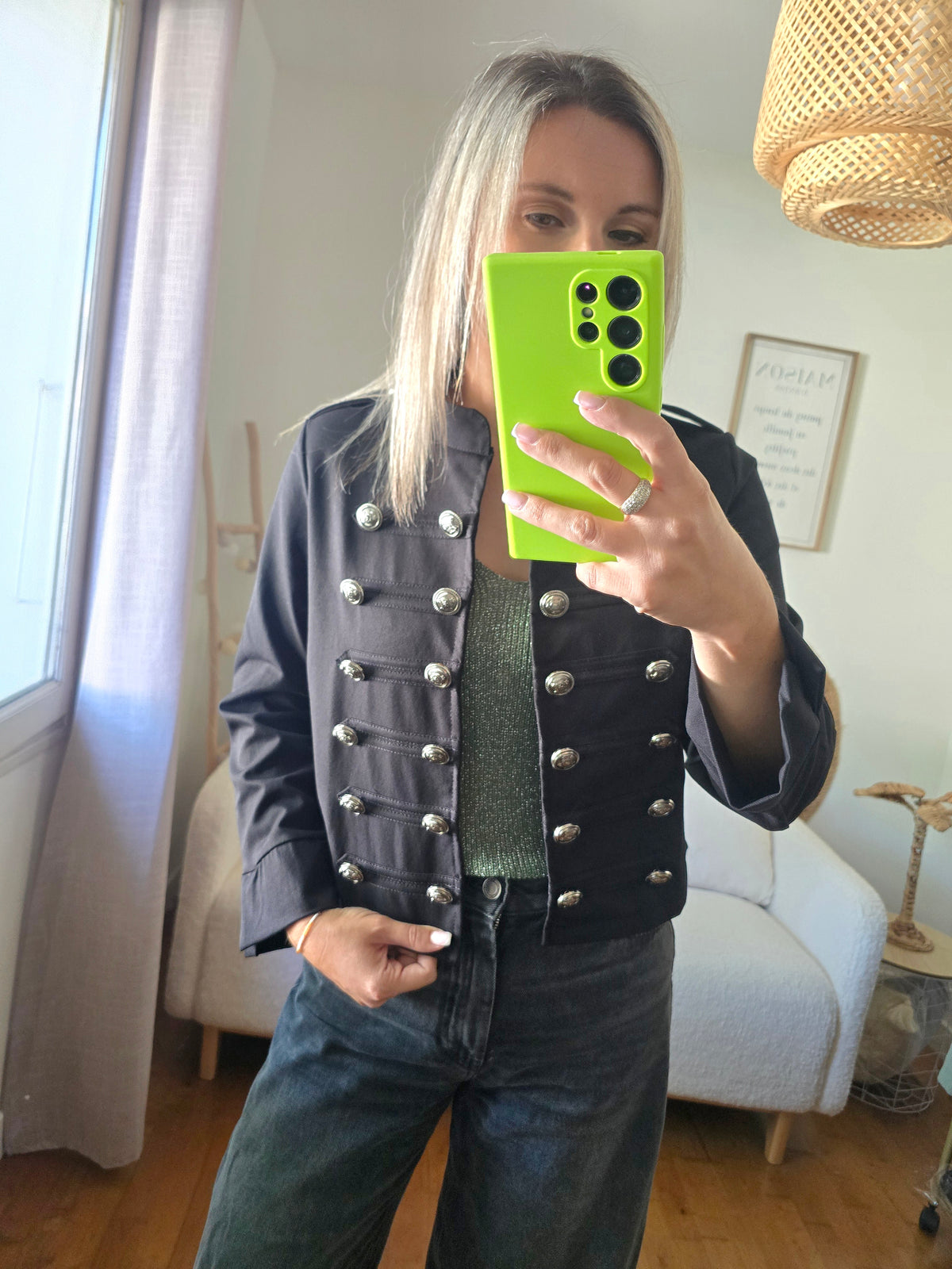 Veste Livia noir