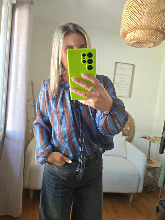 Blouse Méline bleu