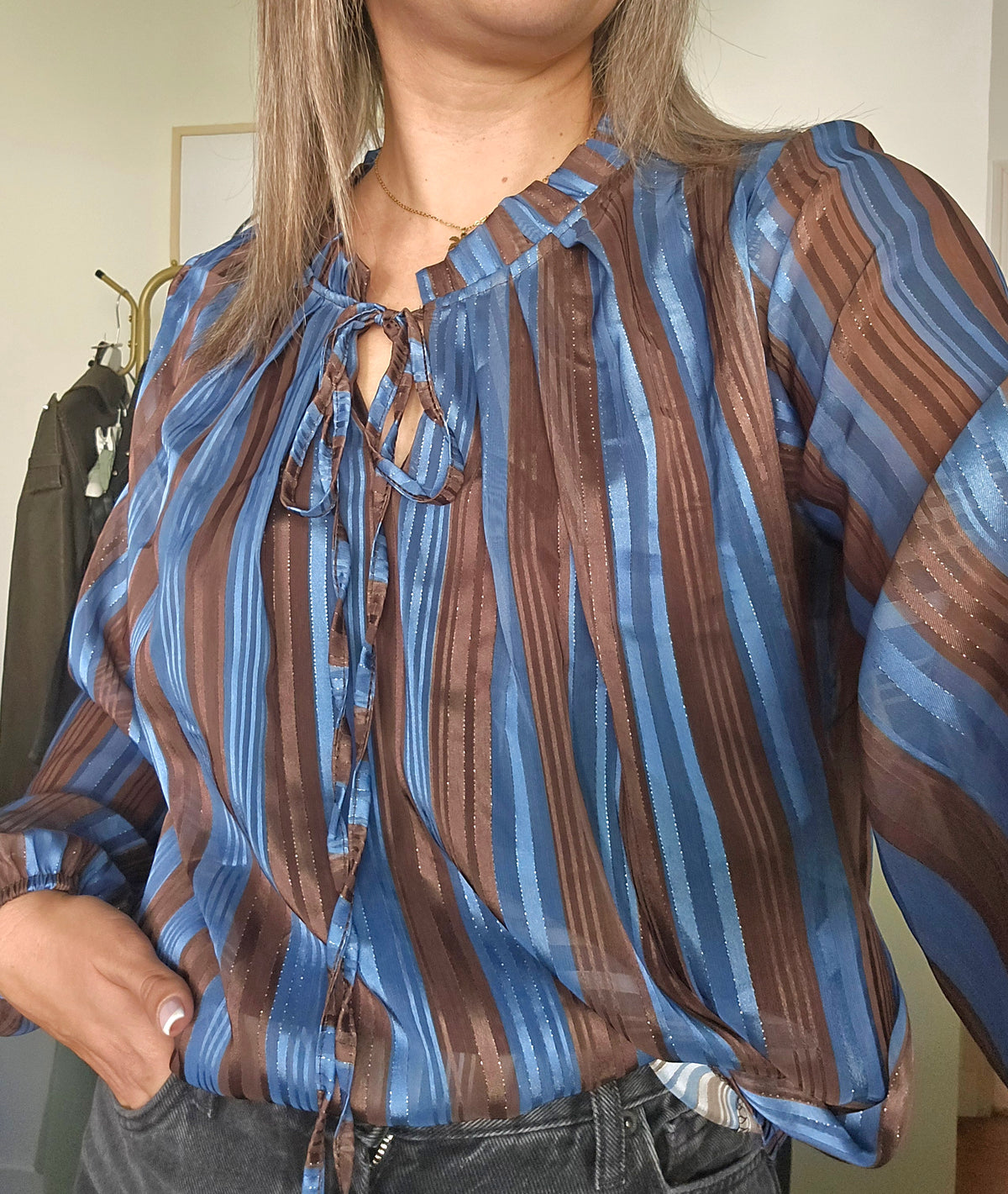 Blouse Méline bleu