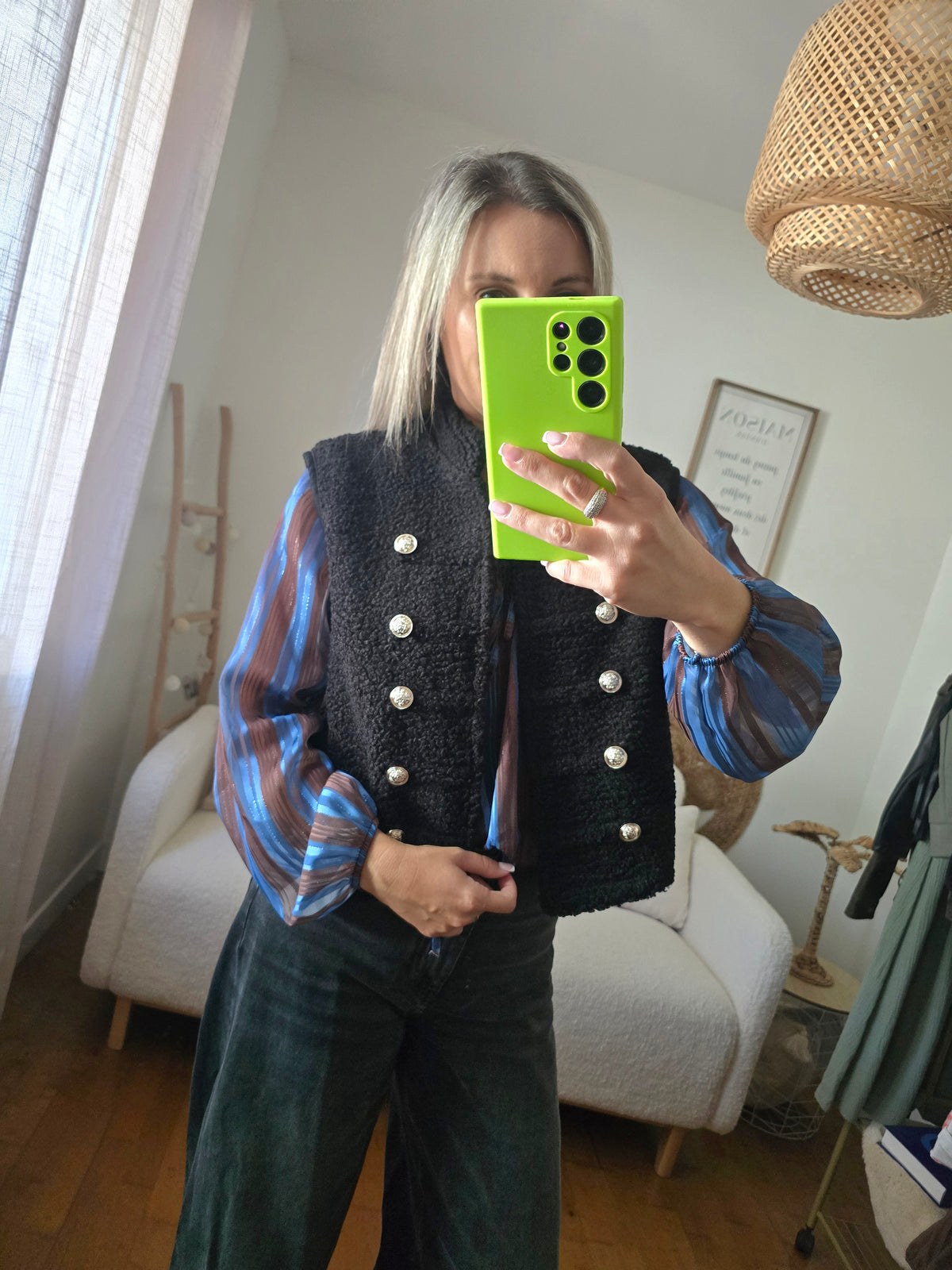 Veste Martha noir