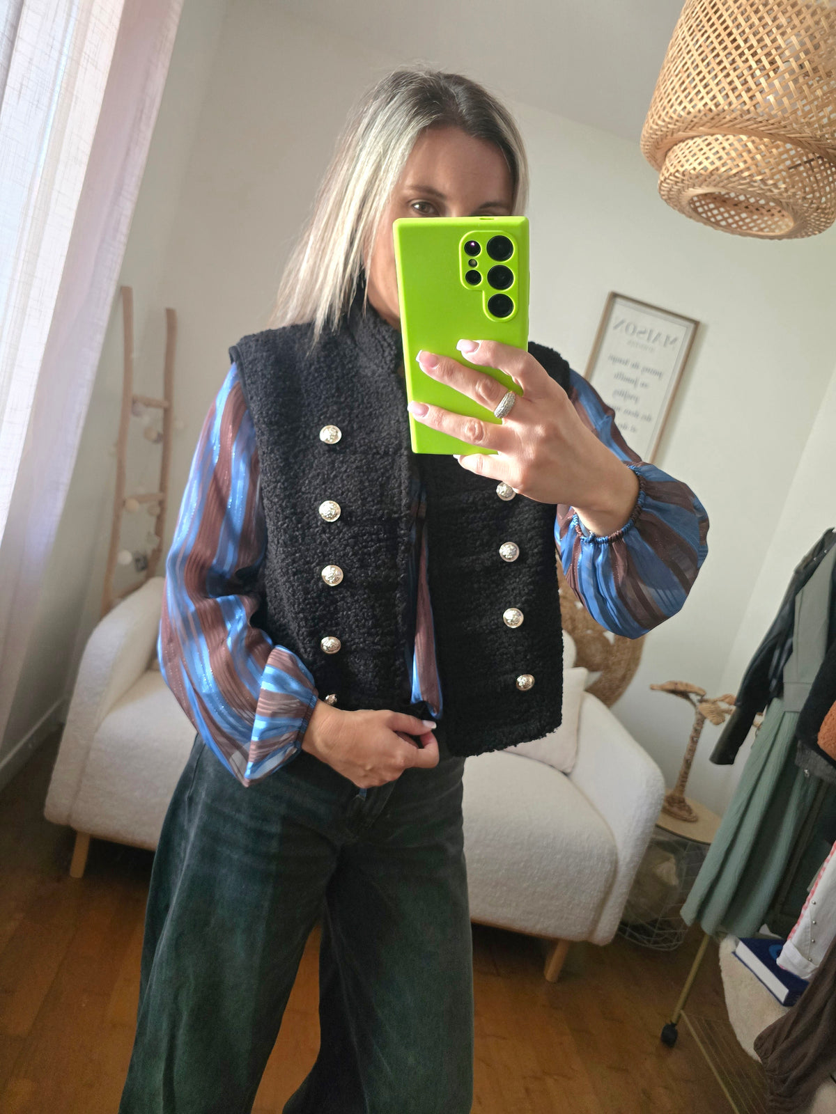 Veste Martha noir