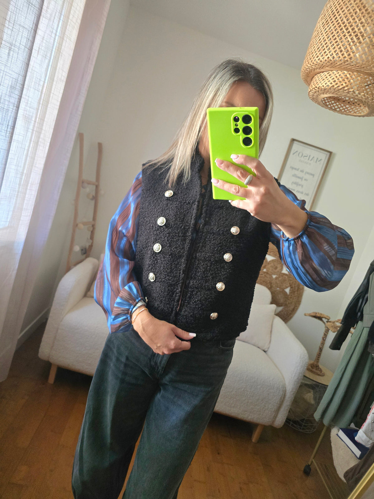 Veste Martha noir