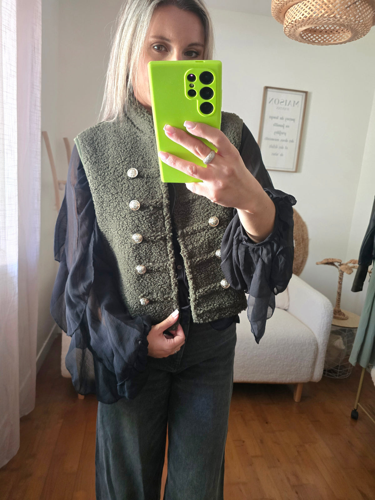 Veste Martha kaki