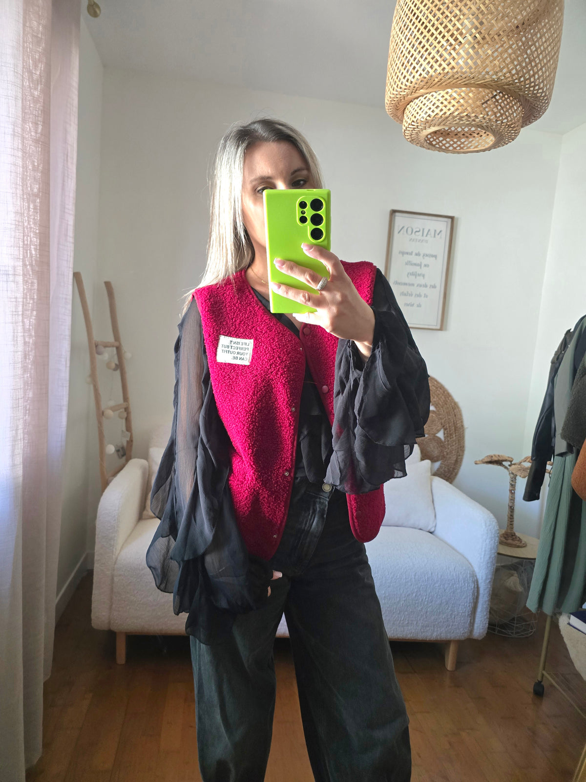 Veste Calista bordeaux