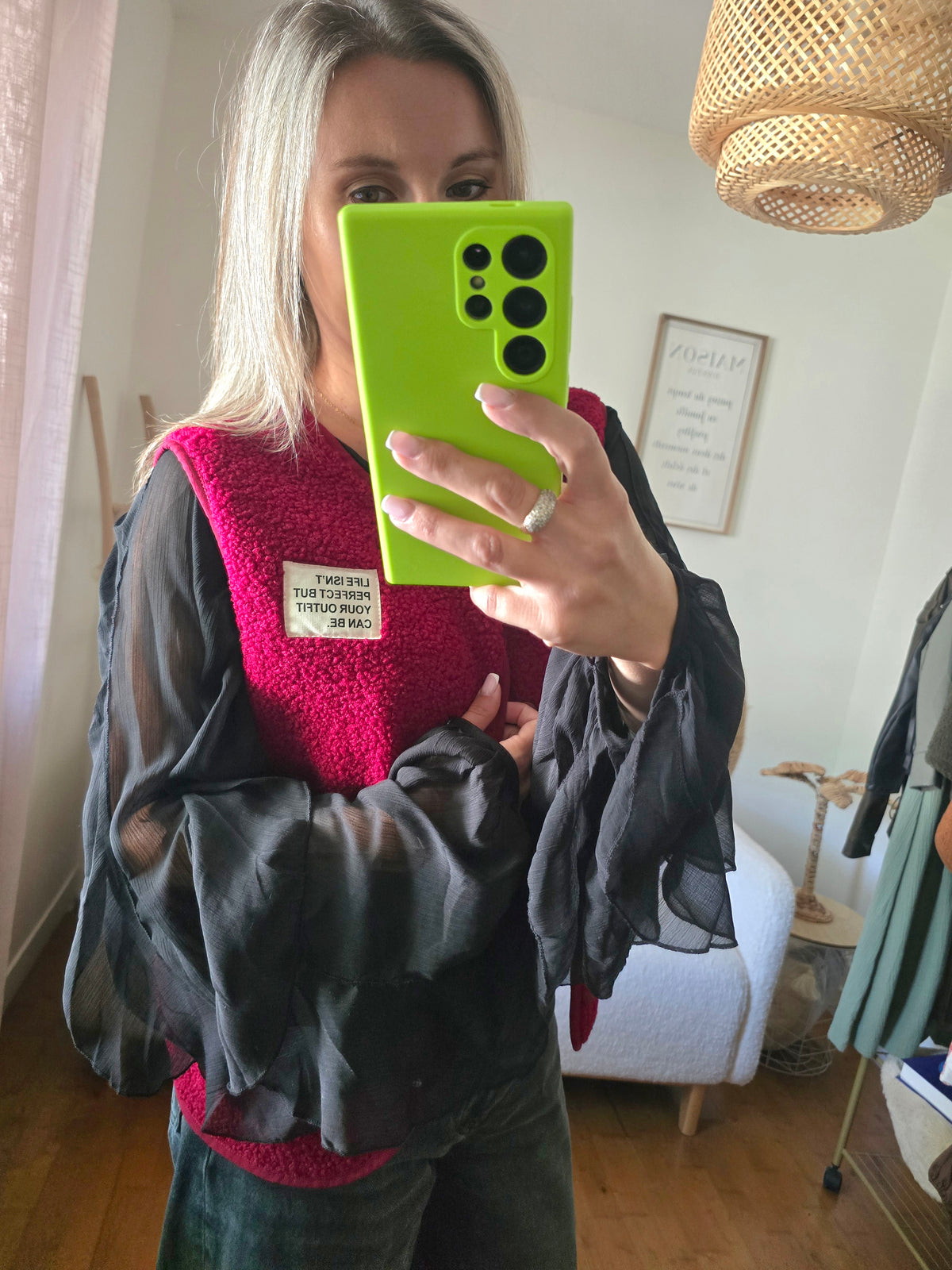 Veste Calista bordeaux
