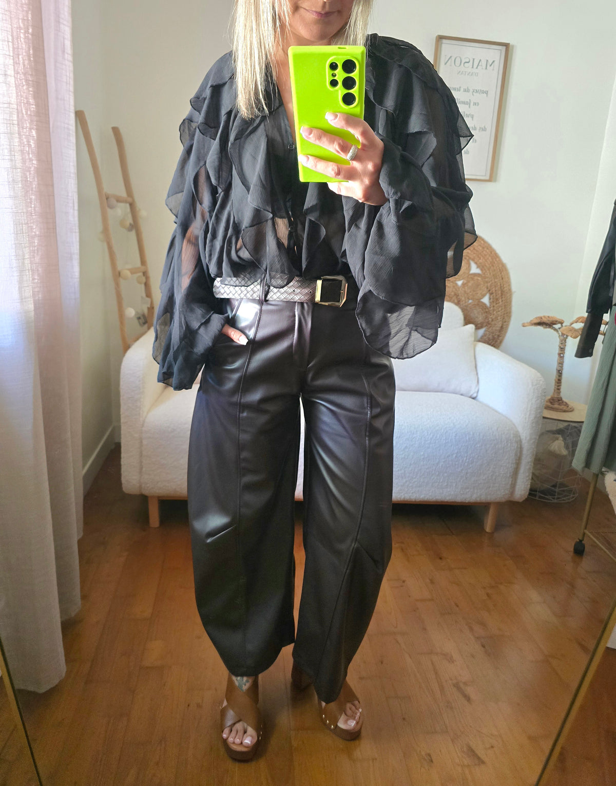 Pantalon Charlie bordeaux