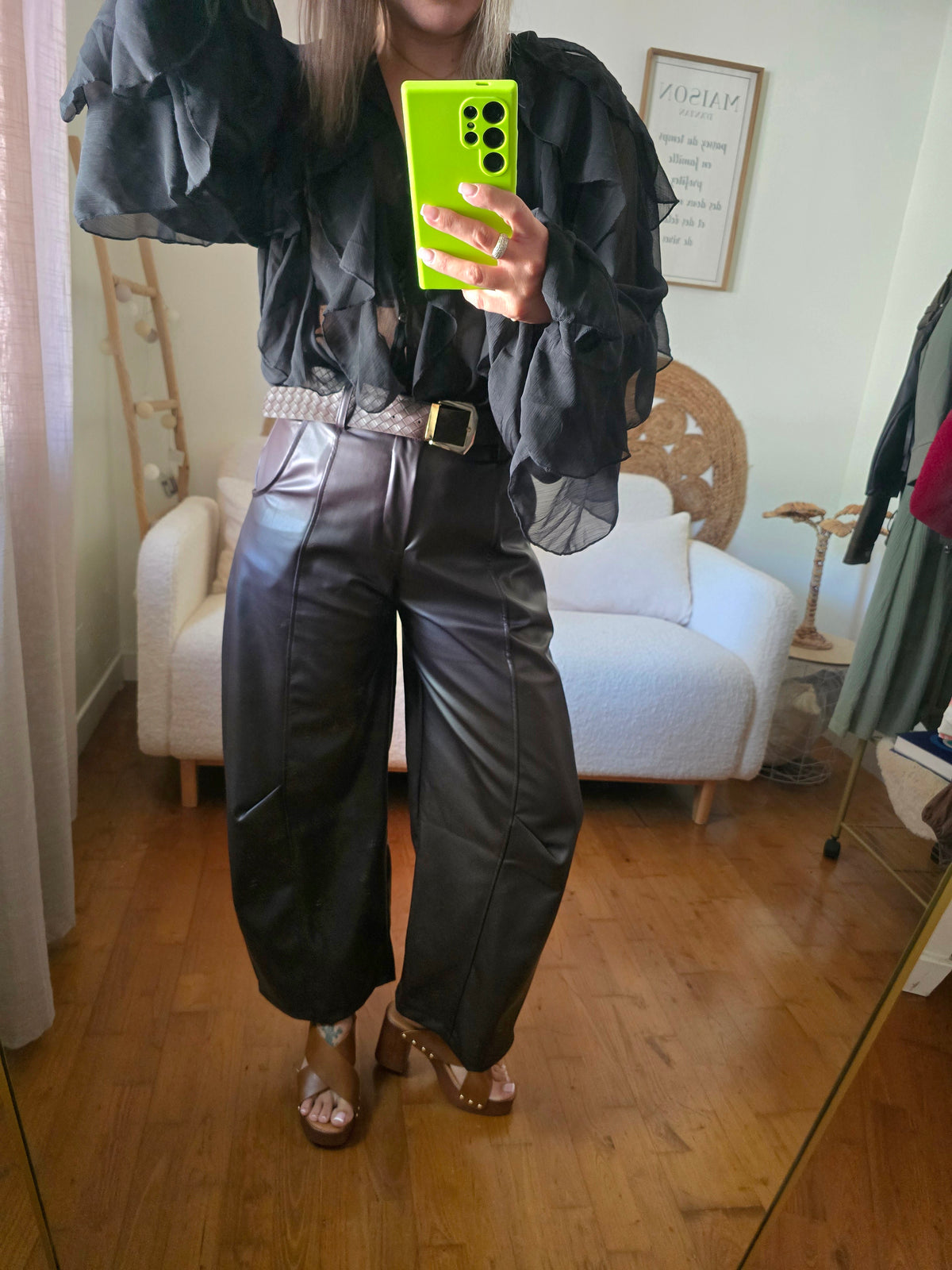 Pantalon Charlie bordeaux