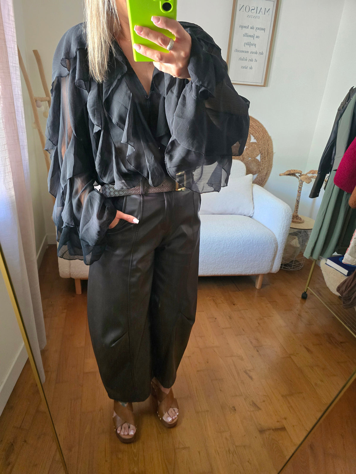 Pantalon Charlie bordeaux