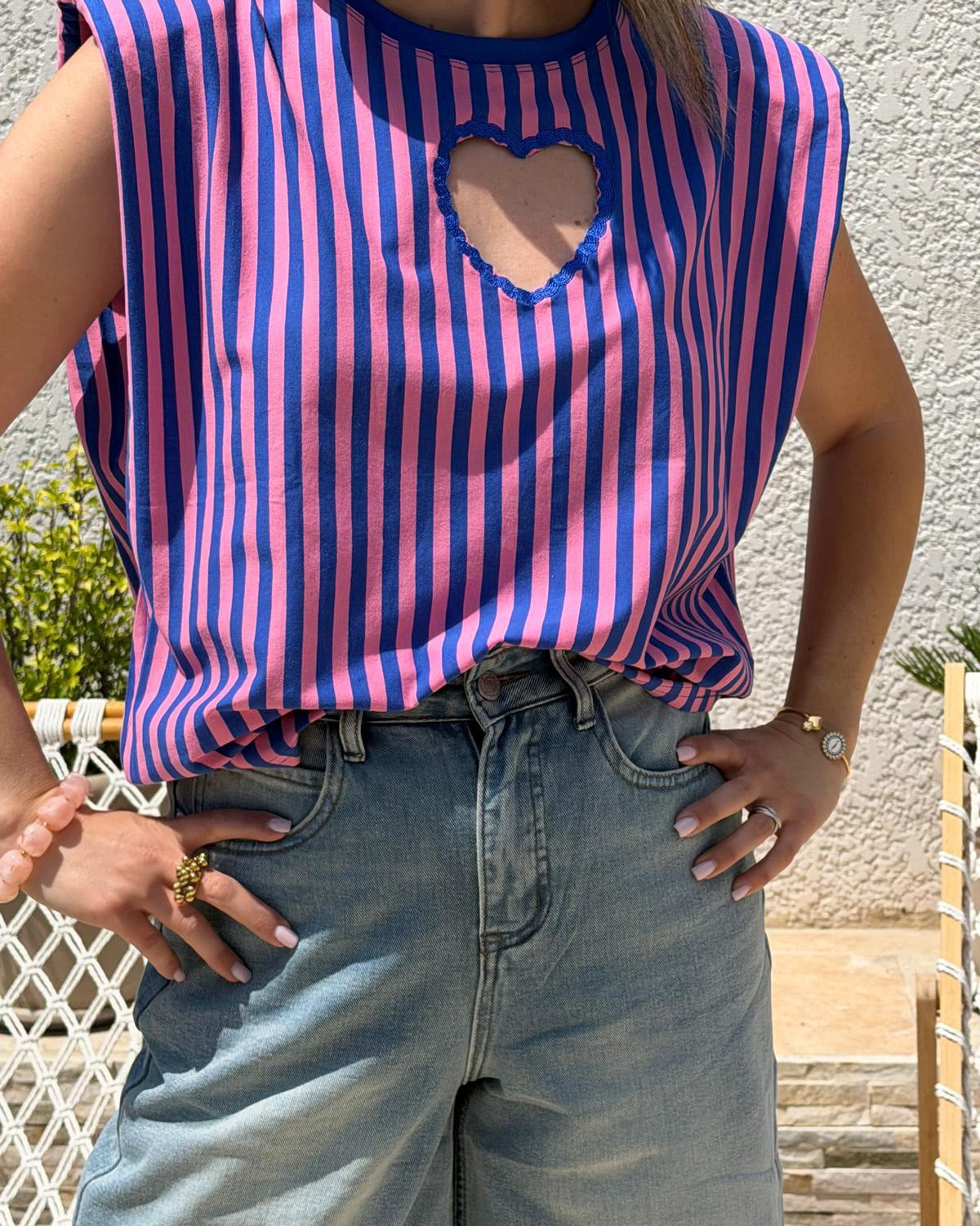 T-shirt Julia bleu